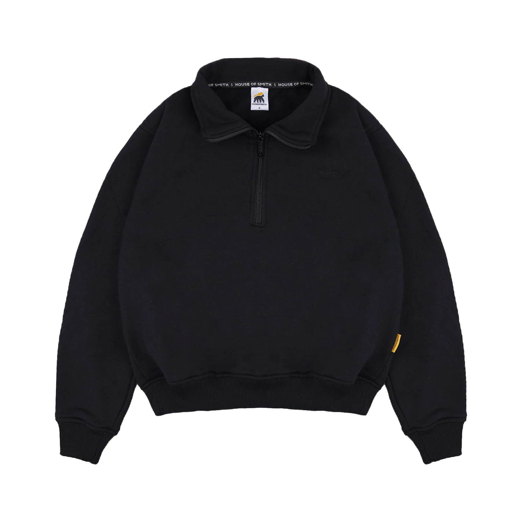 Hans Quarter Zip Black #2