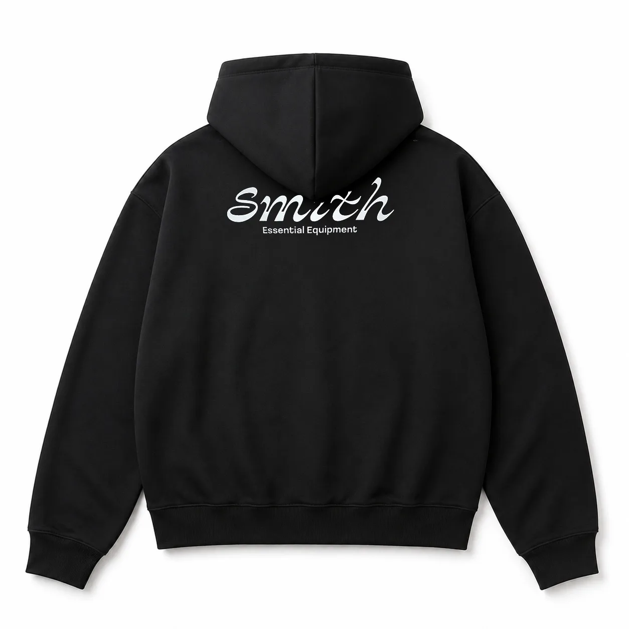 Alternative view of Coria Zipper Boxy Hoodie Black