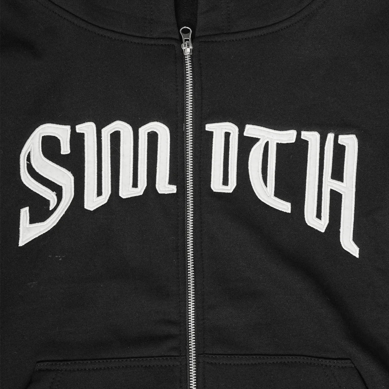 Alternative view of Grenze Zipper Boxy Hoodie Black