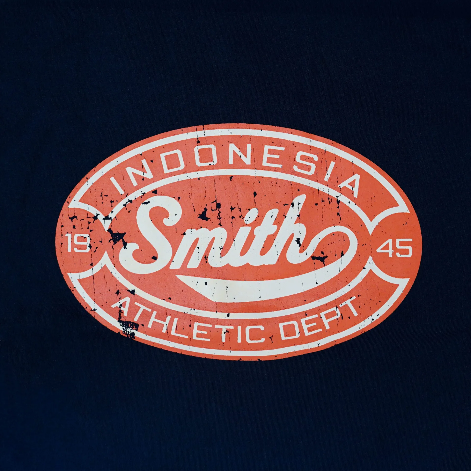 Alternative view of Athletic Badge T-shirt Navy
